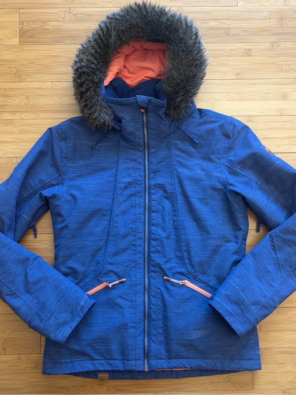 ✨$25✨ROXY Jet Ski Insulated Jacket | Heathered Navy Blue| Medium